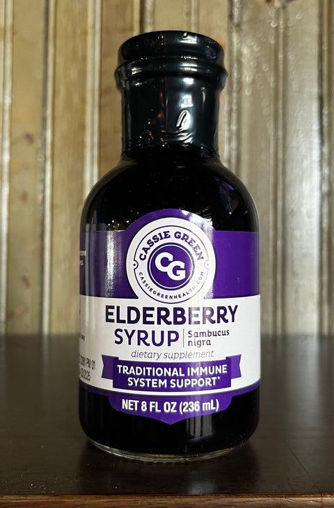 Cassie Green Elderberry Syrup- 8oz